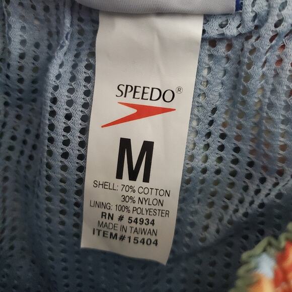 Speedo | Tropical Floral Print Swim Trunks with Pockets - Picture 6 of 8